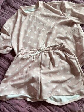 Mickey Waffle Knit Lounge Set